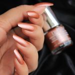 Buy DeBelle Gel Nail Lacquer Metallic Roseate Gold Nail Polish - Rose Gold, (8 ml) - Purplle