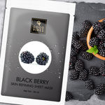 Buy Good Vibes Skin Refining Sheet Mask Black Berry (20 ml) - Purplle