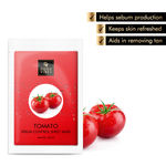 Buy Good Vibes Sebum Control Sheet Mask - Tomato (20 ml) - Purplle
