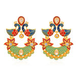 Buy Sukkhi Sensational Mena Kari Peacock Gold Plated Earring for Women - E77956 - Purplle