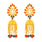 Buy Sukkhi Incredible Gold Plated Kundan Chandelier Earring for Women - E79177 - Purplle