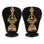 Buy Sukkhi Stunning Gold Plated Colourful Jhumki Earring for Women - E80673 - Purplle