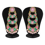 Buy Sukkhi Fashionable Gold Plated Lotus Chandelier Earring for Women - E82889 - Purplle