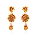 Buy Sukkhi Splendid Gold Plated LCT Stone Choker Necklace Set for Women - N79259 - Purplle