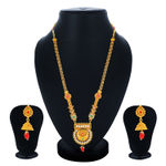Buy Sukkhi Wavy Gold Plated Kundan Long Haram Necklace Set for Women - N79312 - Purplle