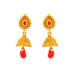 Buy Sukkhi Wavy Gold Plated Kundan Long Haram Necklace Set for Women - N79312 - Purplle