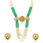 Buy Sukkhi Exotic Gold Plated Peacock Long Haram Necklace Set for Women - N79766 - Purplle