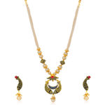 Buy Sukkhi Shimmering Fish Gold Plated Necklace Set for Women - N80102 - Purplle