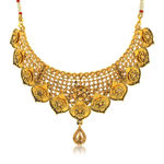 Buy Sukkhi Attractive Choker Gold Plated Necklace Set for Women - N80108 - Purplle