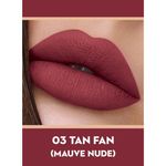 Buy SUGAR Cosmetics Smudge Me Not Liquid Lipsticks for Women | Transferproof & Waterproof | Lasts 12+ Hours | Matte Lipstick | 1.1ml - 03 Tan Fan - Purplle
