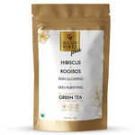 Buy Good Vibes Plus Skin Glowing + Skin Purifying Green Tea - Hibiscus + Rooibos (50 gm) - Purplle