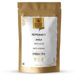 Buy Good Vibes Plus Anti-Acne + Anti-Ageing Green Tea - Peppermint + Amla (50 gm) - Purplle