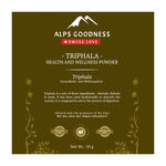 Buy Alps Goodness Health & Wellness Supplement Powder - Triphala (50 gm) to Enhance Overall Well-Being - Purplle