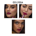 Buy SUGAR Cosmetics Mettle Matte Lipstick - 03 Lyssa (Deep Burgundy Red) - Purplle