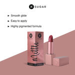 Buy SUGAR Cosmetics Mettle Matte Lipstick - 06 Ambrosia (Soft Peach) - Purplle