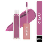 Buy SUGAR Cosmetics Mettle Liquid Lipstick - 01 Lyra (Cool Toned Plum) - Purplle