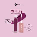 Buy SUGAR Cosmetics Mettle Matte Liquid Lipstick For Women|Highly Pigmented|Transferproof & Long Lasting|7Ml For Women|Highly Pigmented|Transferproof & Long Lasting|7Ml - 02 Vega (Deep Fuchsia) - Purplle