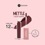 Buy SUGAR Cosmetics - Mettle - Liquid Lipstick - 07 Bellatrix (Mauve pink with Brown Undertones) - 7 gms - Creamy, Lightweight Lipstick, Lasts Up to 14 hours - Purplle