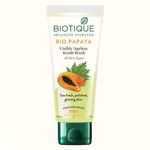 Buy Biotique Bio Papaya Visibly Ageless Scrub Wash (100 ml) - Purplle