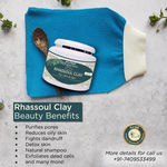 Buy Avnii Organics Rhassoul Clay Powder Great For Oily to Normal Skin, Detoxifying Mask for Skin & Hair, Softening Mask, (170 g) - Purplle
