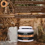 Buy Avnii Organics Dead Sea Mud Mask Great For Face, Acne & Blackheads Facial Exfoliator, Cleanser, Acne Reduction treatment, (170 g) - Purplle