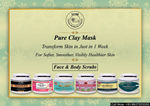 Buy Avnii Organics Dead Sea Mud Mask Great For Face, Acne & Blackheads Facial Exfoliator, Cleanser, Acne Reduction treatment, (170 g) - Purplle
