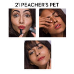 Buy SUGAR Cosmetics Nothing Else Matter Longwear Lipstick for Women | Lasts Up To 8+ Hours| Enriched with Vitamin E | 100% Vegan | 3.2gm - 21 Peacher'S Pet - Purplle