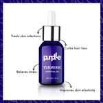 Buy Purplle Essential Oil - Turmeric | Quick Absorption | All Skin Types | Anti-acne | Multi-use | Nourishing | Brightening (10 ml) - Purplle