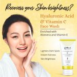 Buy Globus Naturals Hyaluronic Acid and Activ Vitamin C Face Wash(100 ml) - Purplle