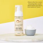 Buy Glamveda Rice Water Brighteing Foaming Face Wash (150 ml) - Purplle