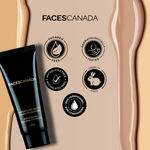 Buy Faces Canada Weightless Matte Foundation | Grape extracts & Shea Butter |Natural Matte Finish | Dermatologically Tested | All Skin Types | Beige 18ml - Purplle