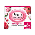 Buy Pears Naturale Pomegranate Brightening Bathing Soap Bar (125 g) (Pack of 3) - Purplle