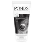 Buy Ponds Bright Miracle Detox Facewash with 10X Power of Charcoal |Detoxifies Skin | 150gm - Purplle