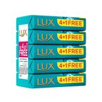Buy Lux Fresh Splash Water Lily & Cooling Mint Soap Bar (100 g) (Buy 4 Get 1) - Purplle