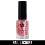 Buy NY Bae Nail Lacquer, Glitter | Shimmer Paint | Chip Resistant Polish | Highly Pigmented | Reds & Greys - Broadway Moonlight 1 (6 ml) - Purplle