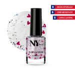 Buy NY Bae Nail Lacquer, Glitter | Shimmer Paint | Chip Resistant Polish | Highly Pigmented - Times Square Moonlight 2 (6 ml) - Purplle