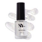 Buy NY Bae Nail Lacquer, Glitter | Shimmer Paint | Chip Resistant Polish | Highly Pigmented | Silver - Downtown Moonlight 6 (6 ml) - Purplle