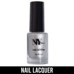 Buy NY Bae Nail Lacquer, Glitter | Shimmer Paint | Chip Resistant Polish | Highly Pigmented | Grey - Hudson Moonlight 7 (6 ml) - Purplle