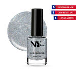 Buy NY Bae Nail Lacquer, Glitter | Shimmer Paint | Chip Resistant Polish | Highly Pigmented - Park Avenue Moonlight 9 (6 ml) - Purplle