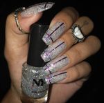 Buy NY Bae Nail Lacquer, Glitter | Shimmer Paint | Chip Resistant Polish | Highly Pigmented - Park Avenue Moonlight 9 (6 ml) - Purplle