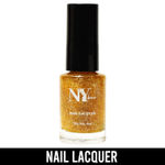 Buy NY Bae Nail Lacquer, Glitter | Shimmer Paint | Chip Resistant Polish | Highly Pigmented | Gold - Grand Terminal Moonlight 17 (6 ml) - Purplle