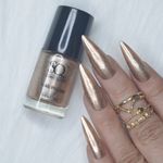 Buy Stay Quirky Nail Polish, Pink, Metallic Lust - Pink Gold Pleasure 11 (6 ml) - Purplle