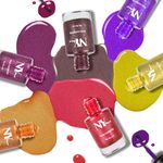 Buy NY Bae Sugar Effect Sprinkles Sundae Nail Lacquer - Blueberry Sprinkles Sundae 3 (6 ml) (6 ml) | Purple | Sugar Effect | Highly Pigmented | Chip Resistant | Non-Yellowing | Streak-free Application | Cruelty Free | Non-Toxic - Purplle