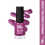 Buy NY Bae Sugar Effect Sprinkles Sundae Nail Lacquer - Lavender Sprinkles Sundae 9 (6 ml) | Purple | Rich Pigment | Chip-proof | Cruelty Free - Purplle