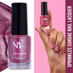Buy NY Bae Sugar Effect Sprinkles Sundae Nail Lacquer - Rasberry Sprinkles Sundae 14 (6 ml) | Pink | Rich Pigment | Chip-proof | Cruelty Free - Purplle