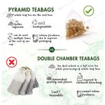 Buy Tea Treasure Peace - Jasmine Flower Green Tea - Antioxidants Rich Calming and Soothing Tea - 1 Teabox (18 Pyramid Tea Bags) - Purplle