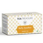 Buy Tea Treasure Belly Soother Tea - Stomach Ease Tea for Bloating, Heart Burn and Indigestion - 1 Teabox (18 Pyramid Tea Bags) - Purplle