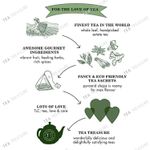 Buy Tea Treasure Punjabi Masala Chai with cinnamon, ginger, cardamom, black pepper and clove - 1 Teabox (18 Pyramid Tea Bags) - Purplle