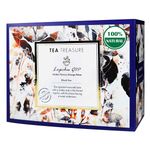 Buy Tea Treasure Lopchu Golden Orange Pekoe Darjeeling Black Tea - 1 Teabox (18 Pyramid Tea Bags) - Purplle