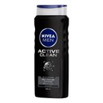 Buy Nivea Men Active Clean Shower Gel (500 ml) - Purplle